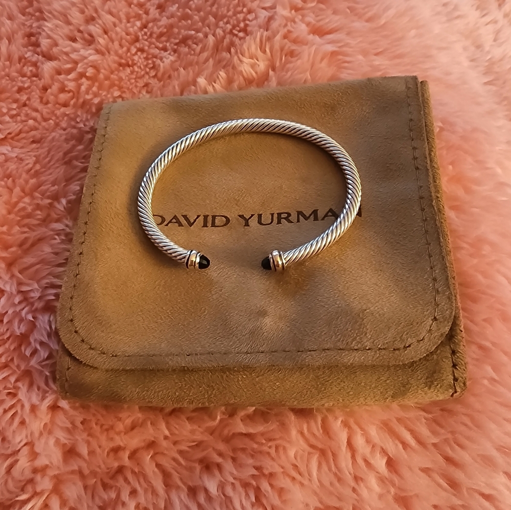 Brand New David Yurman Black Onyx Bracelet Size Small 4mm